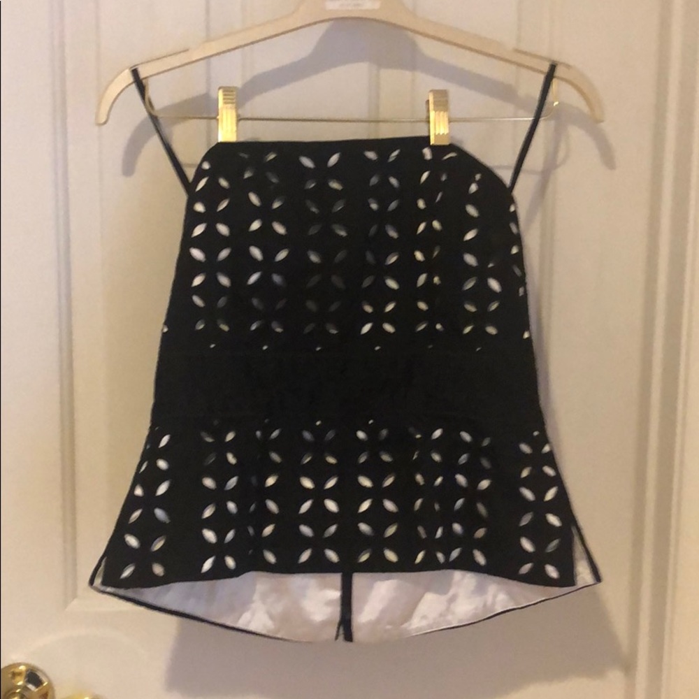White House Black Market black corset top